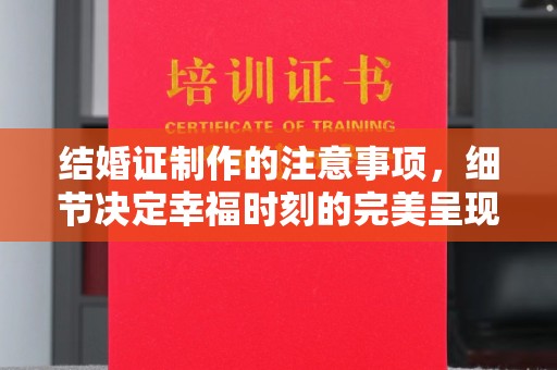 敖汉旗结婚证制作的注意事项，细节决定幸福时刻的完美呈现